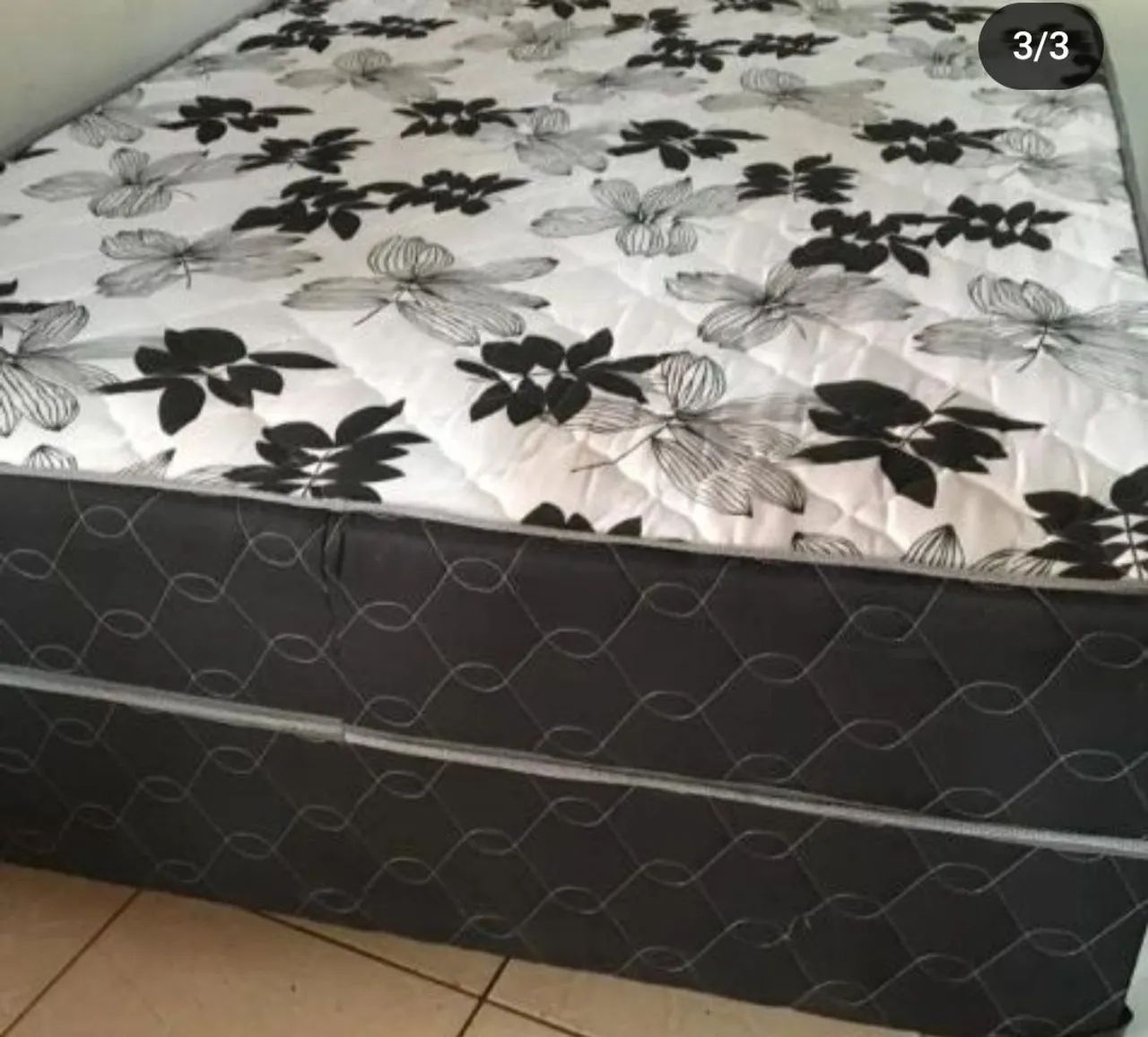 Cama Box Casal 20cm com molas ensacadas FRETE GRÁTIS 