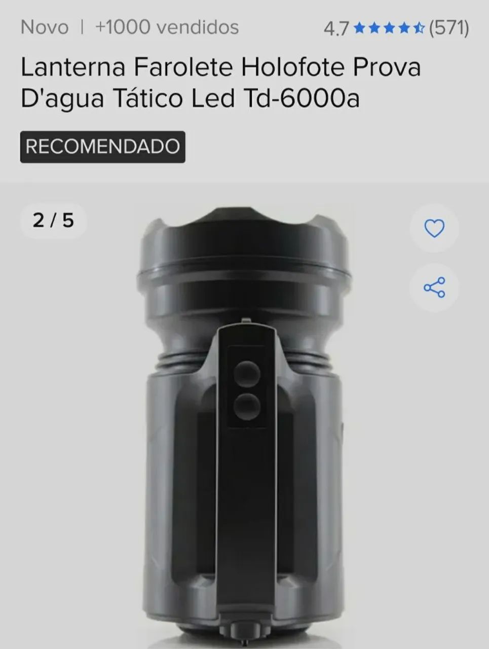 Lanterna farolete 30w - Foto 2