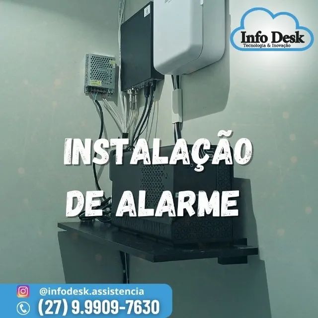Instalação de Câmeras CFTV e Alarmes de  Segurança