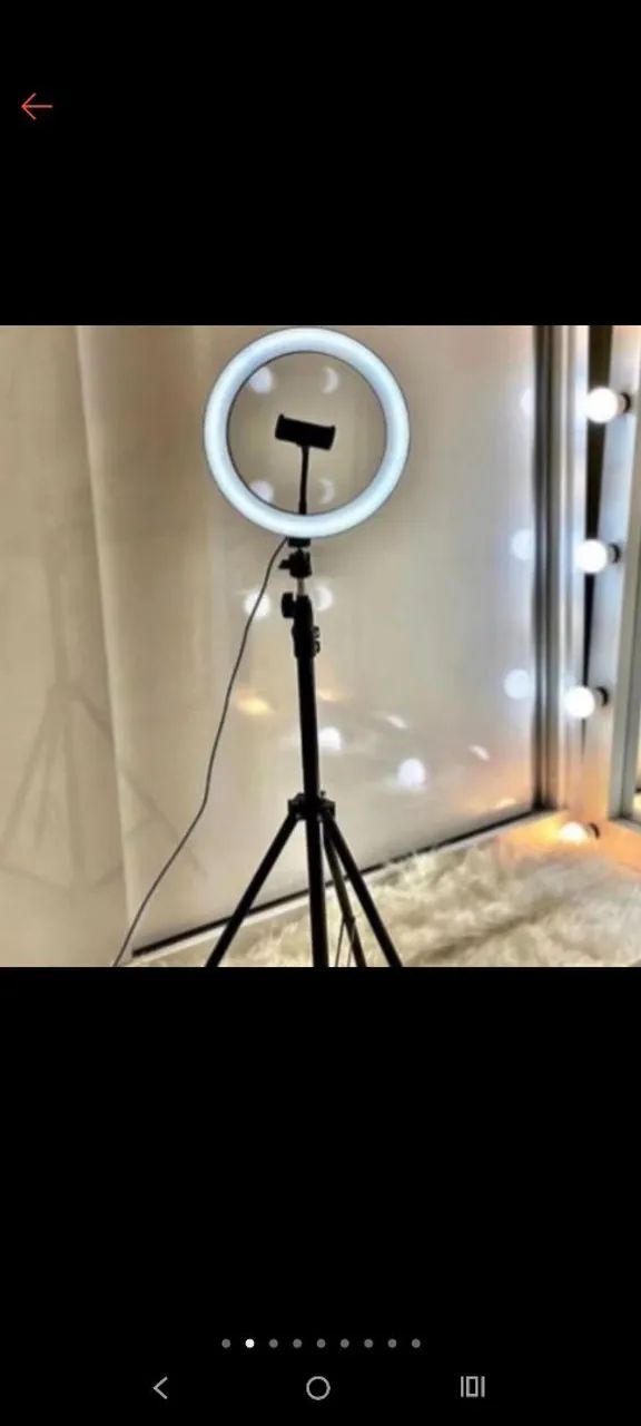 Ring light 8 polegadas com tripé  - Foto 2