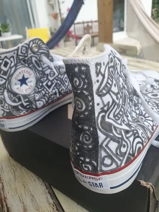 ALL STAR CONVERSE CUSTOMIZADO - Foto 3