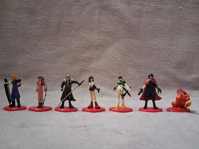 Final Fantasy 7, Bonecos Promocionais Coca Cola, Miniatura oficial, Squaresoft - Foto 3