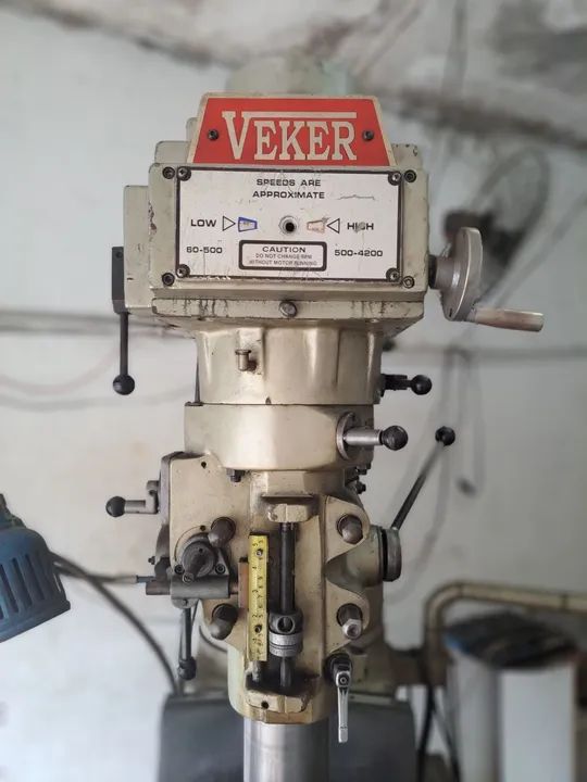 Fresadora Ferramenteira VEKER ISO 40 - Foto 6