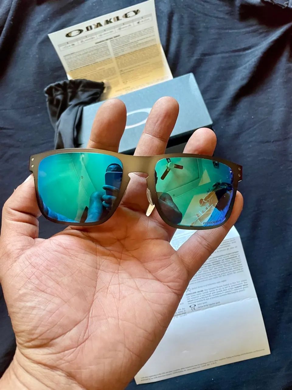 Óculos de Sol Oakley Holbrook metal - Foto 4