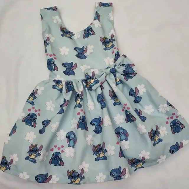 Vestido infantil Stitch