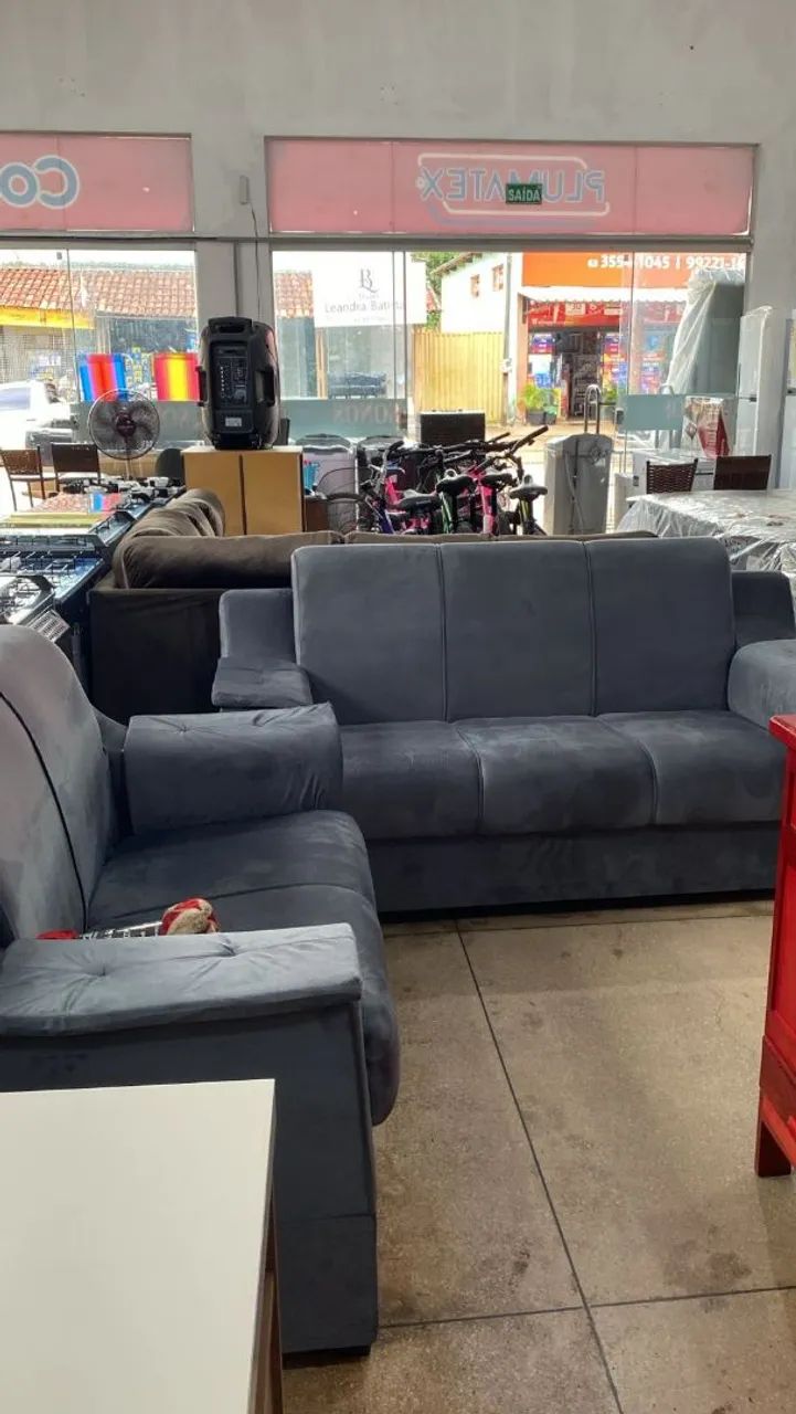 Sofá 2x3 lugares  - Foto 2