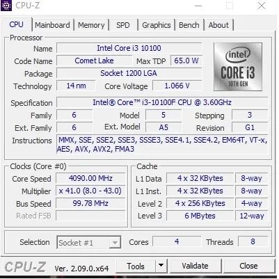 Processador Intel Core i3-10100F - Foto 3