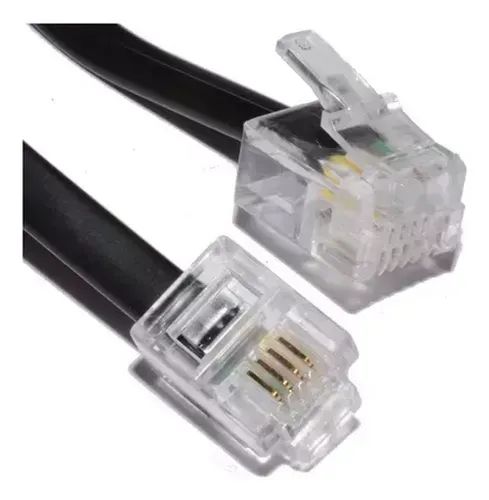 Kit 10 Cabo Rj11 X Rj11 P/ Telefone Fixo 1 Metro  - Foto 4