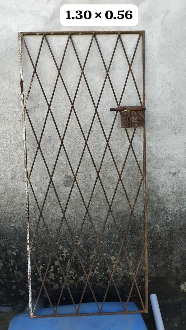 Portão de Grade de Ferro 