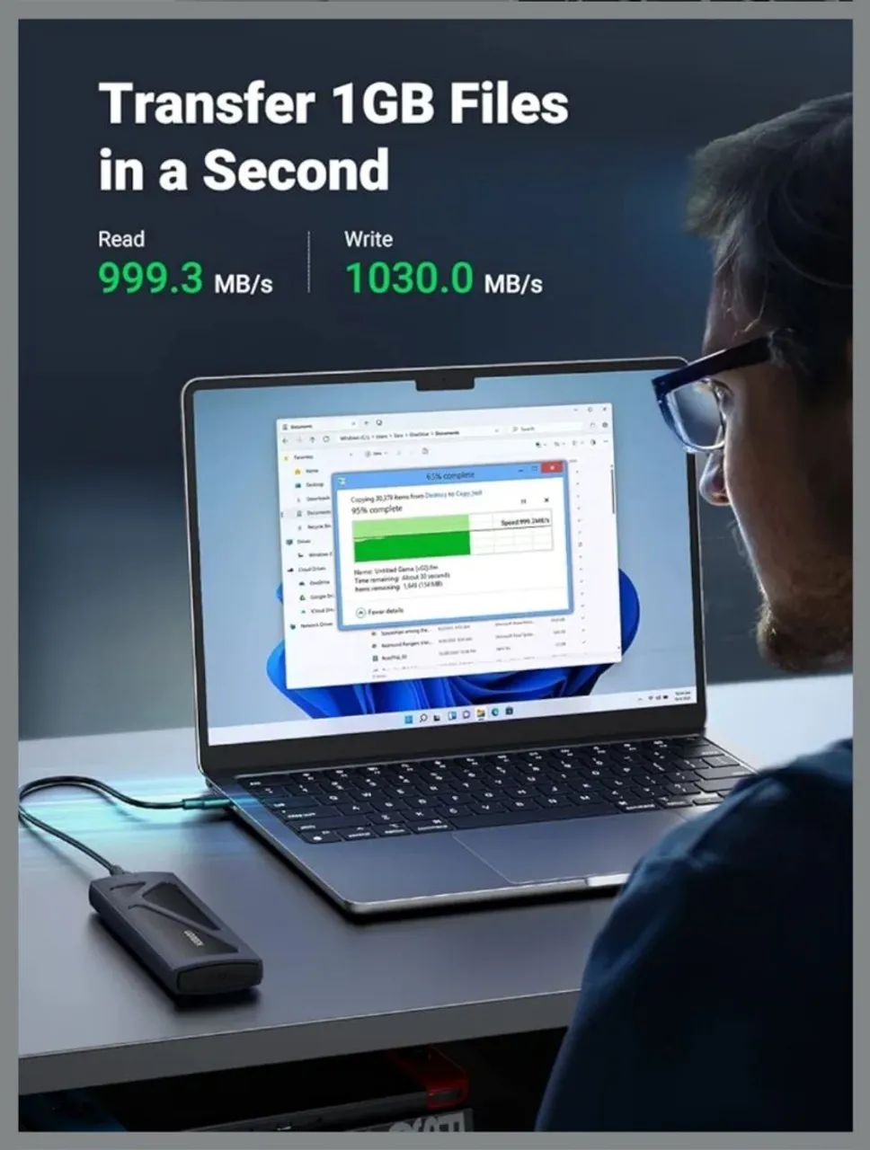 CASE SSD-M2 Externo UGREEN  - Foto 3