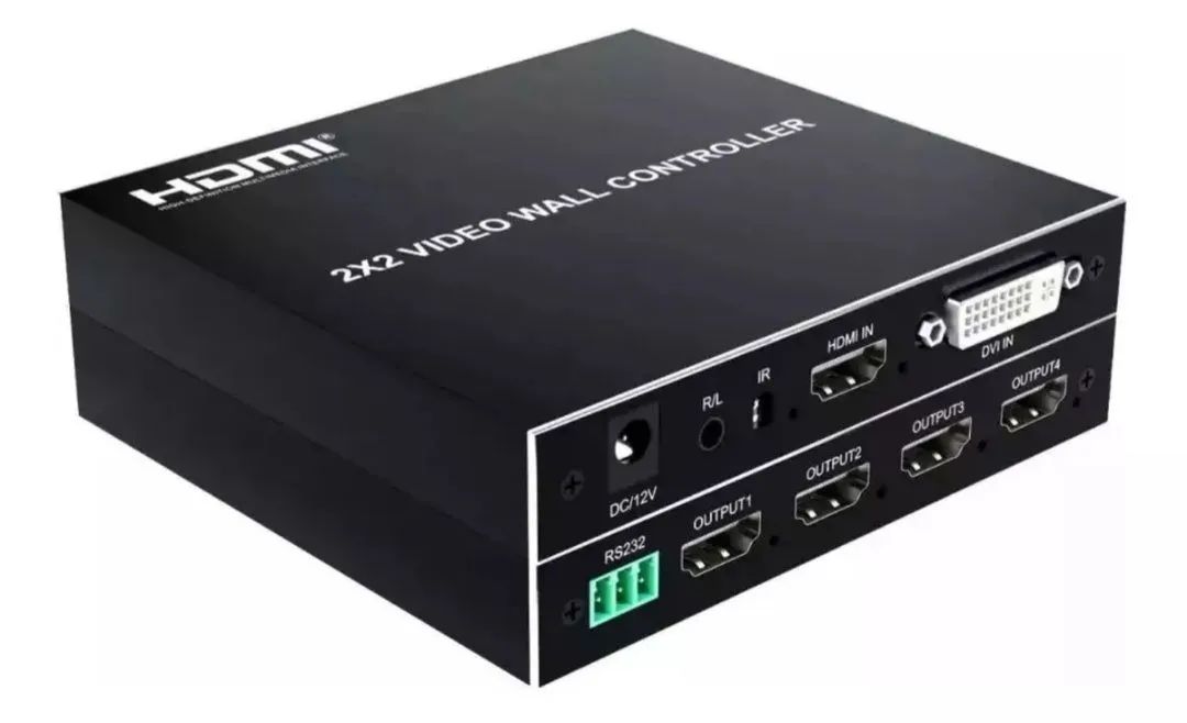 Controlador de Parede de Vídeo HDMI 2x2 para 4 telas - Foto 2