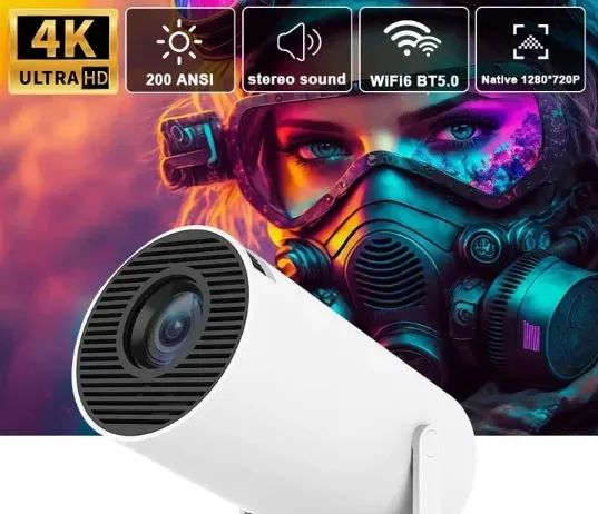 Projetor Hy300 4k HD Smart Android Wi-fi Magcubic Espelhamento celular Bluetooth 5.0 - Foto 3