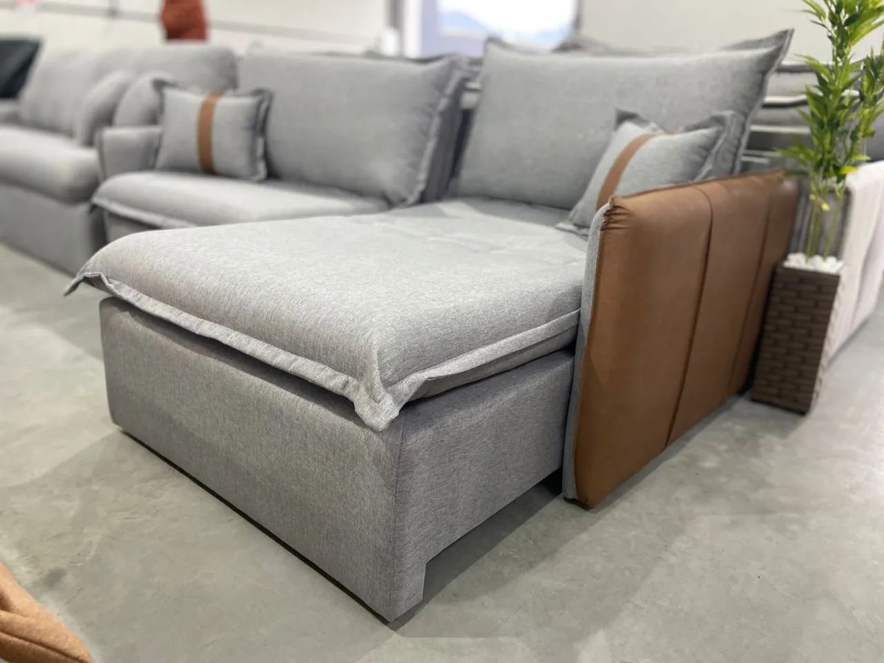 Sofá cama moderno slim sem caixaria  - Foto 3
