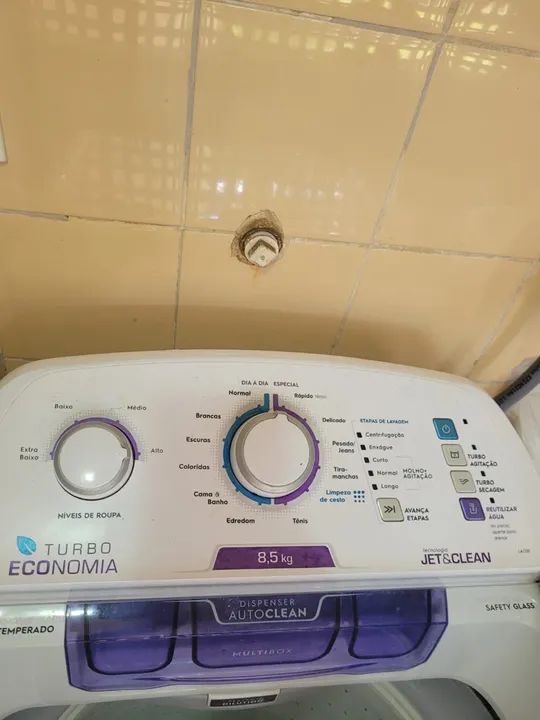 Máquina de lavar eletrolux 8.5kg