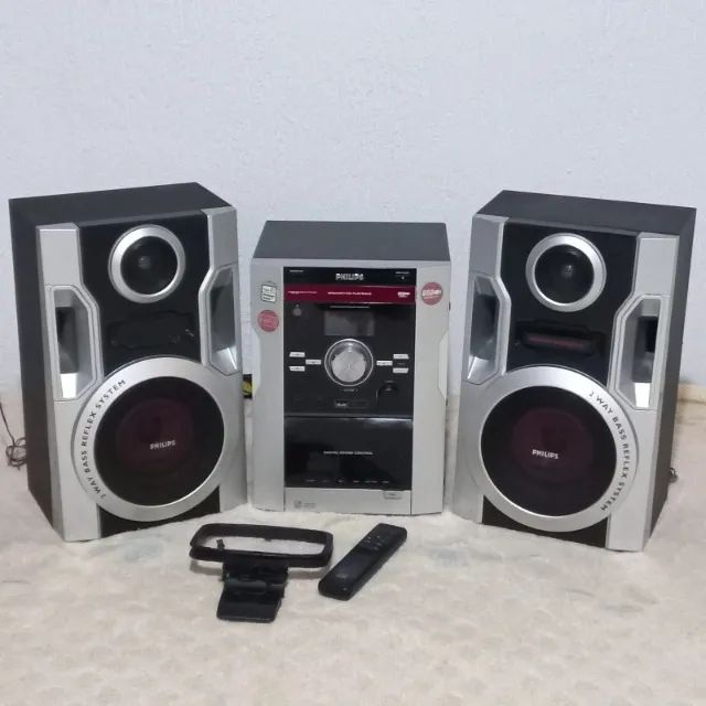 Mini System Philips FWM185/BK no Estado (VER. OBS.)