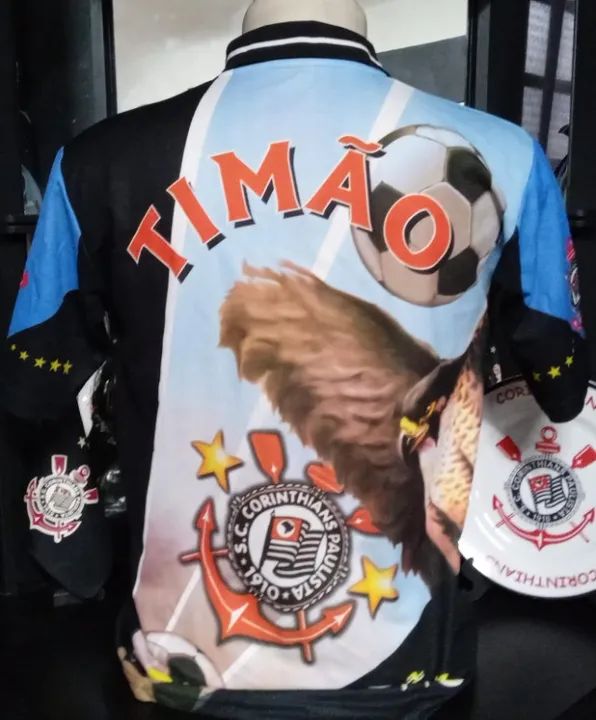 LOTE 2 CAMISAS CORINTHIANS TORCIDA - Foto 4