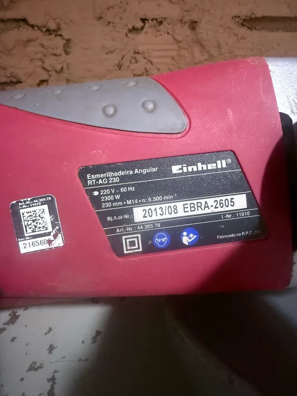 Esmerilhadeira Einhell 2300W 230mm - 220V65204300073347122