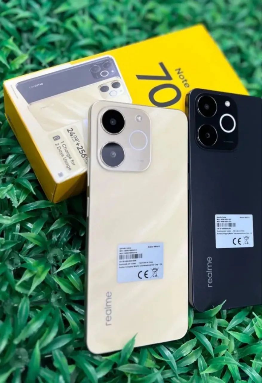 Celular Realme Note 70 4G 256gb+08gb Ram Novo Entregamos Gratis