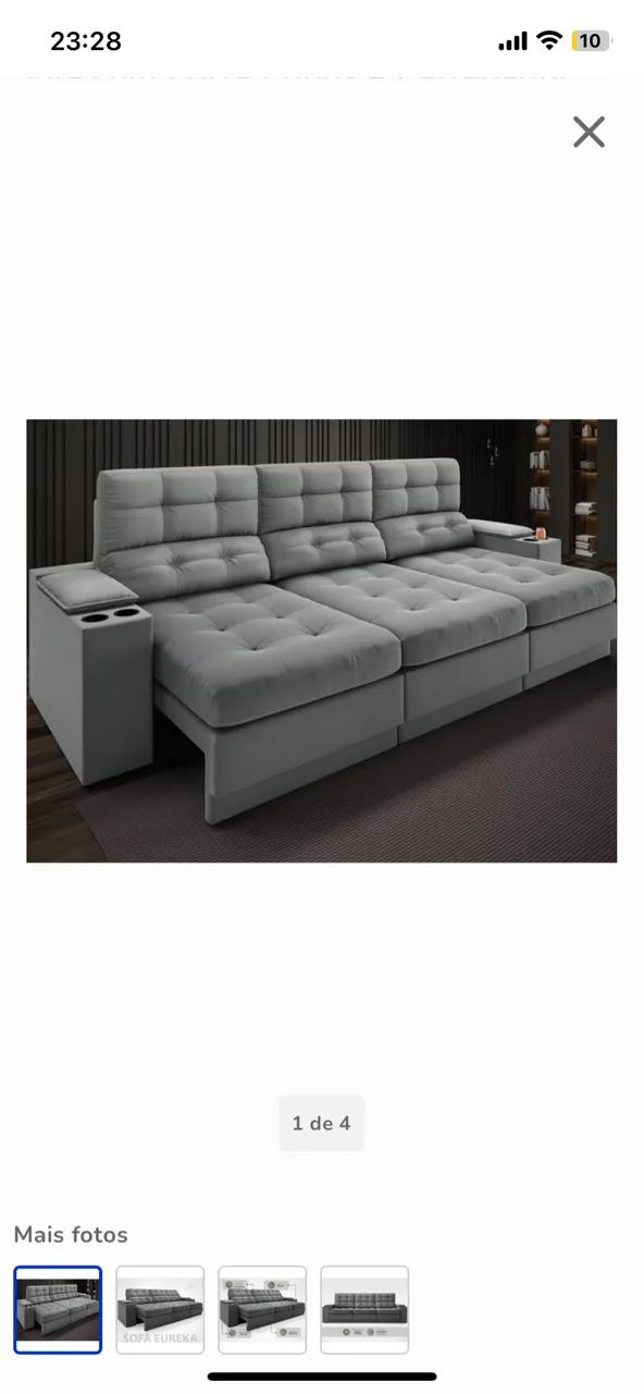 sofá retrátil NOVO64840786588675122