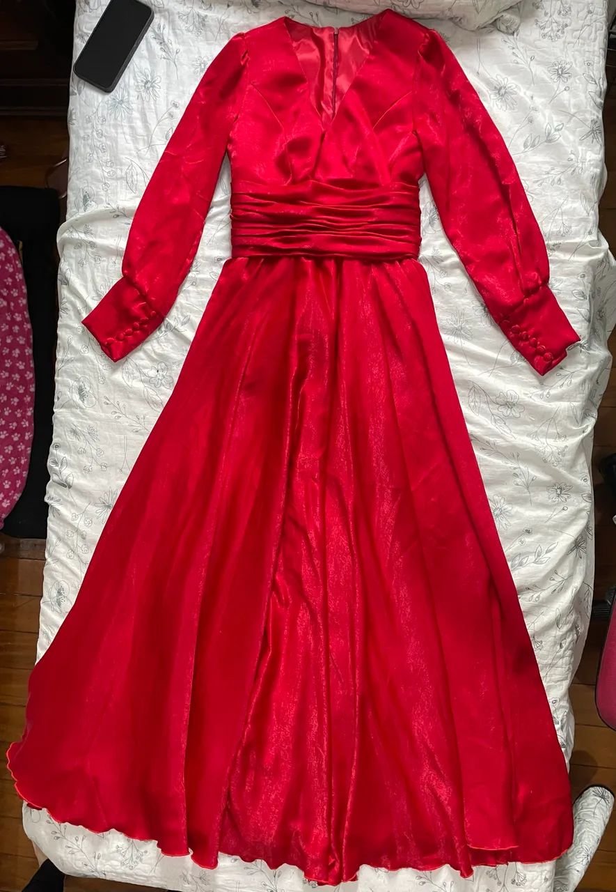 Vestido de festa de veludo - Foto 4