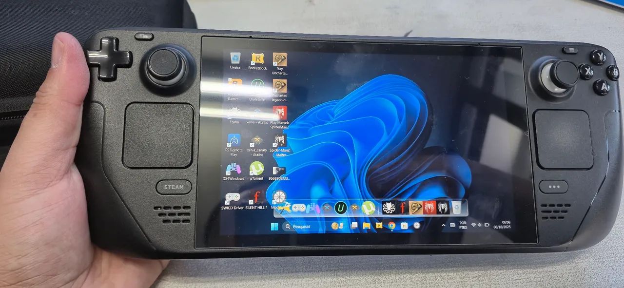 Steam Deck LCD 256 Gb - Consoles de Vídeo Game - Santo Antônio