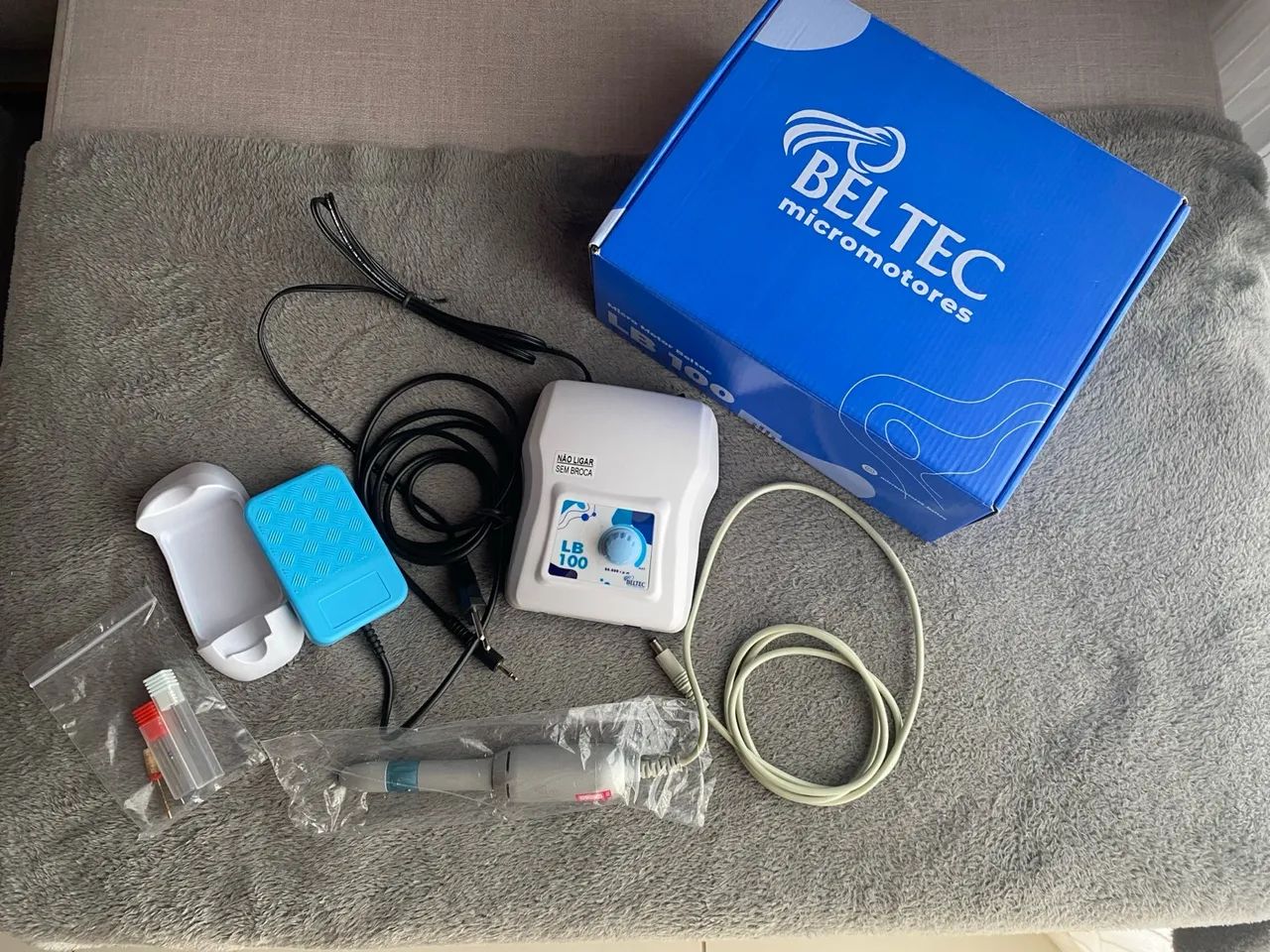Aparelho de Manicure e Pedicure Beltec LB 100 e Cabine - Novo - PARCELO CARTÃO  - Foto 3