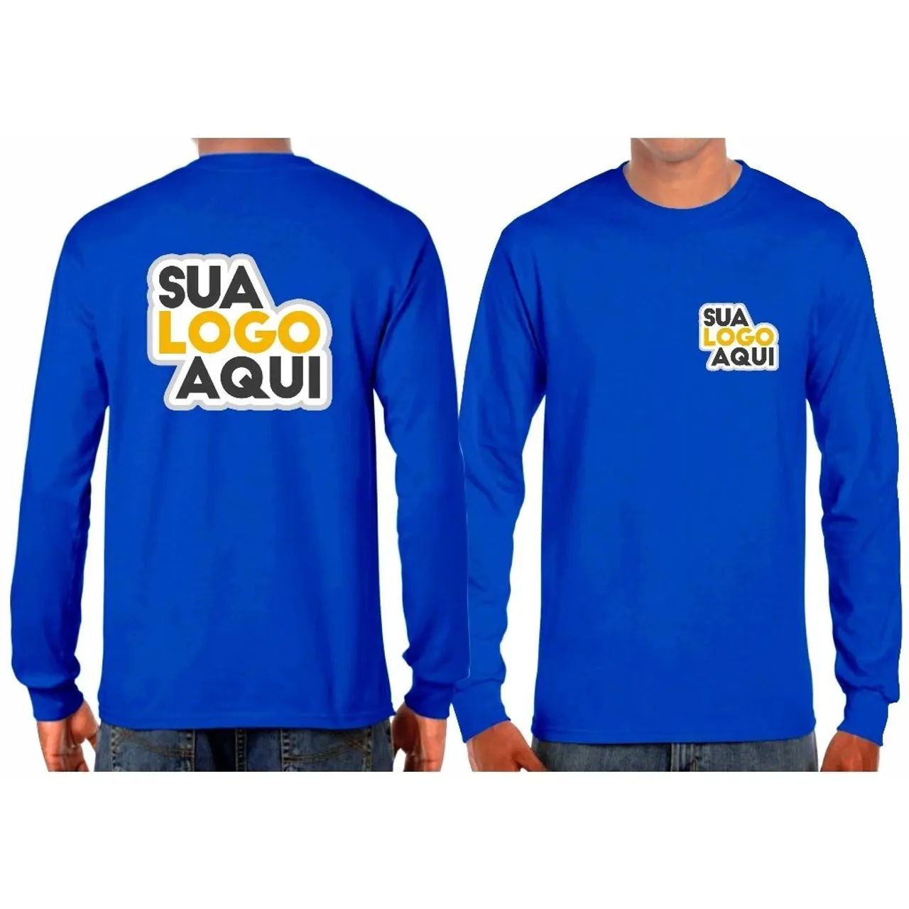 Camiseta manga longa uniforme  - Foto 3