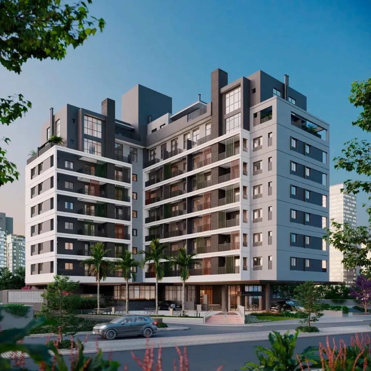 Studio à venda em Curitiba, Alto da Glória, com 1 quarto, 27,84m²