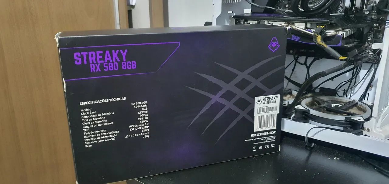 Placa de vídeo Rx 580 8gb mancer  - Foto 2