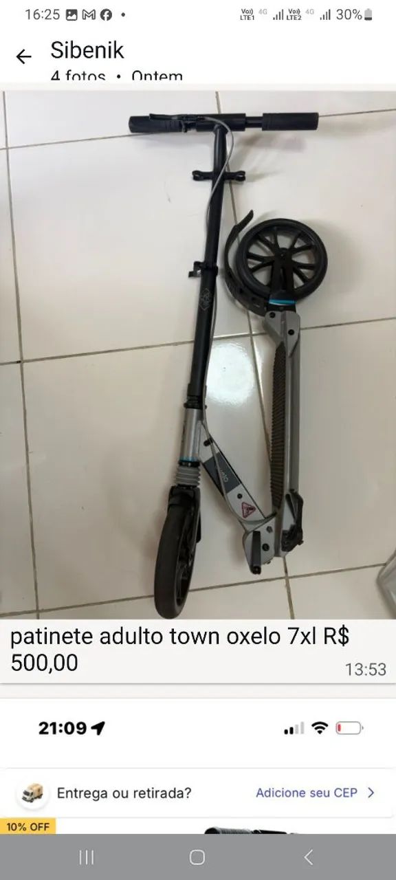 PATINETE  ADULTO NOVO