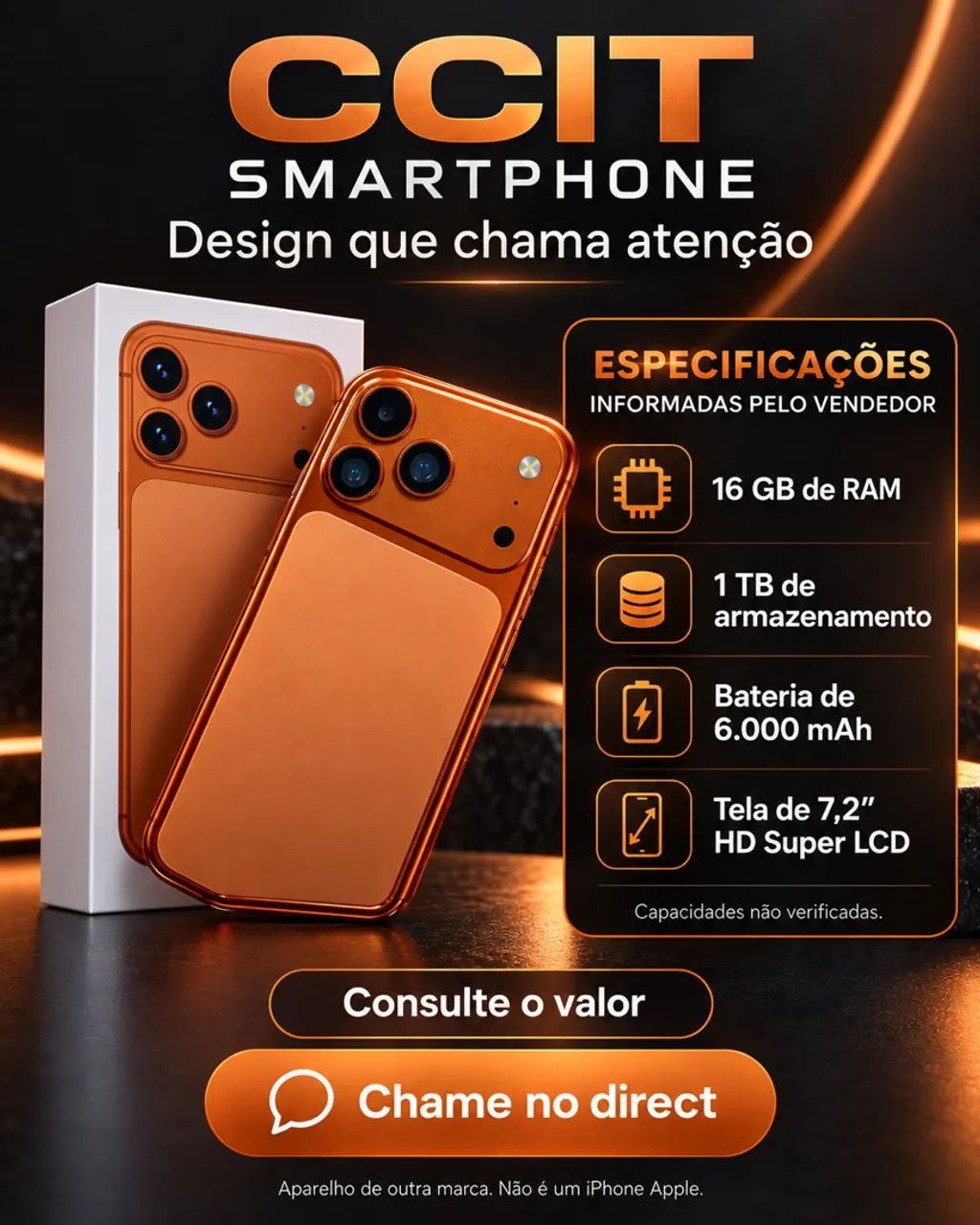 1* linha iPhone 17 Pro Max 