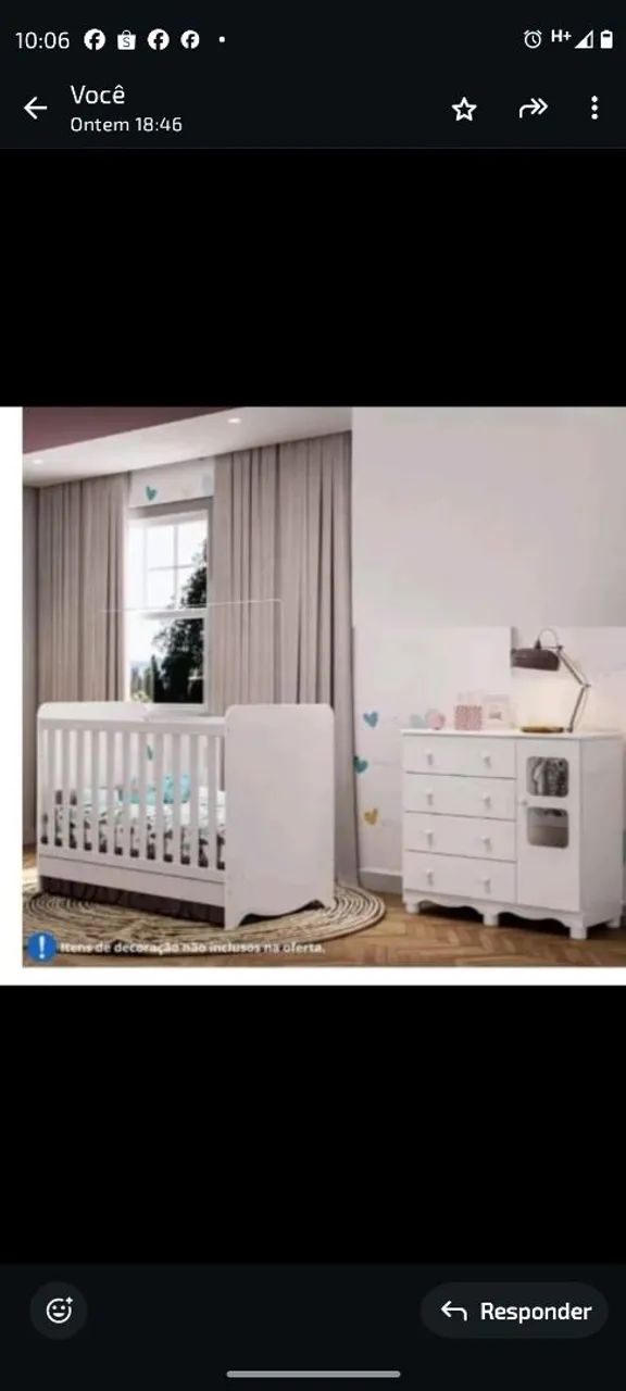 Cômoda e berço 