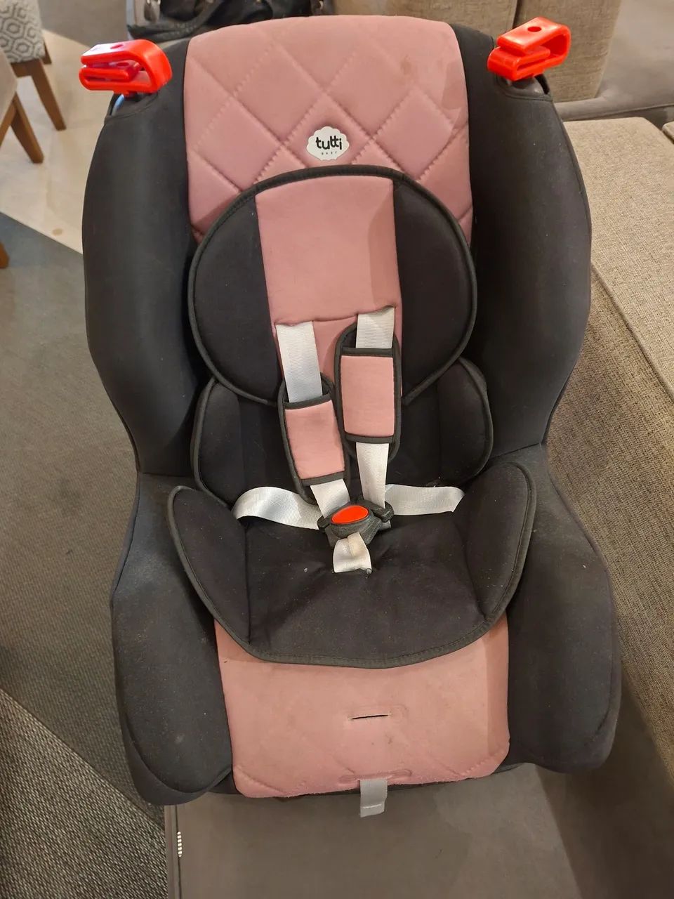 Poltrona Infantil para Carro Atlantis Rosa Tutti Baby