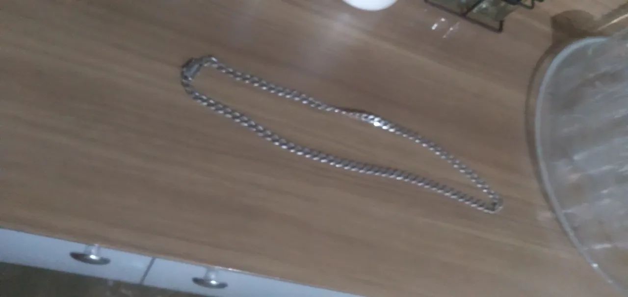 Cordão de prata pra vender ou trocar num celular  - Foto 2