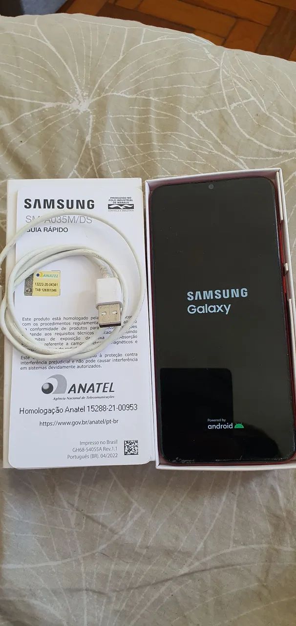 Celular Samsung A03 - Vermelho