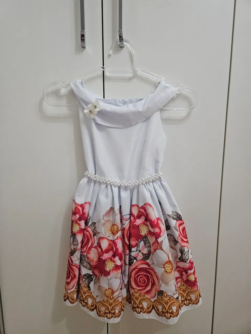 Vestido infantil branco