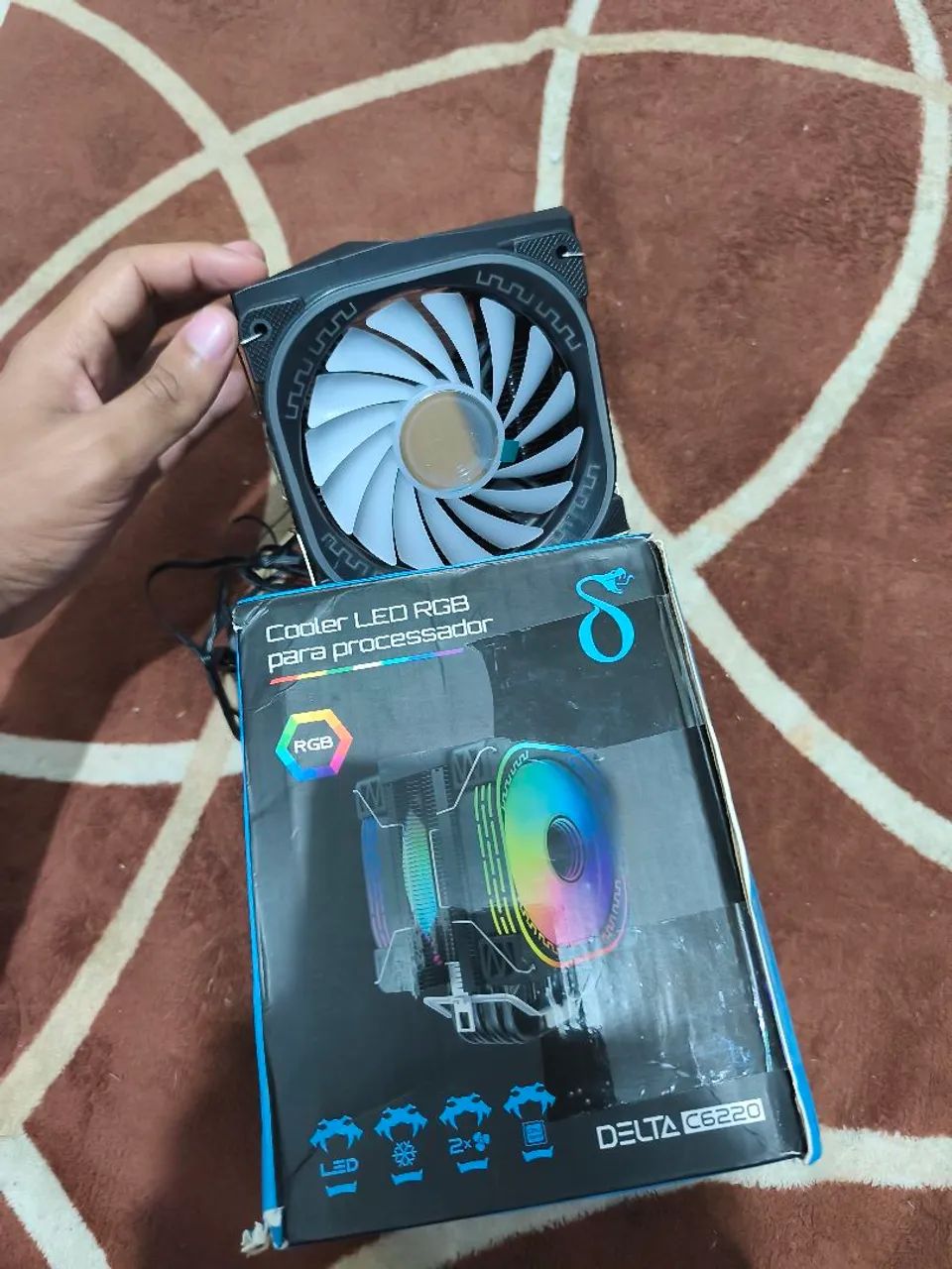 Cooler Led RGB para Processador - Foto 4