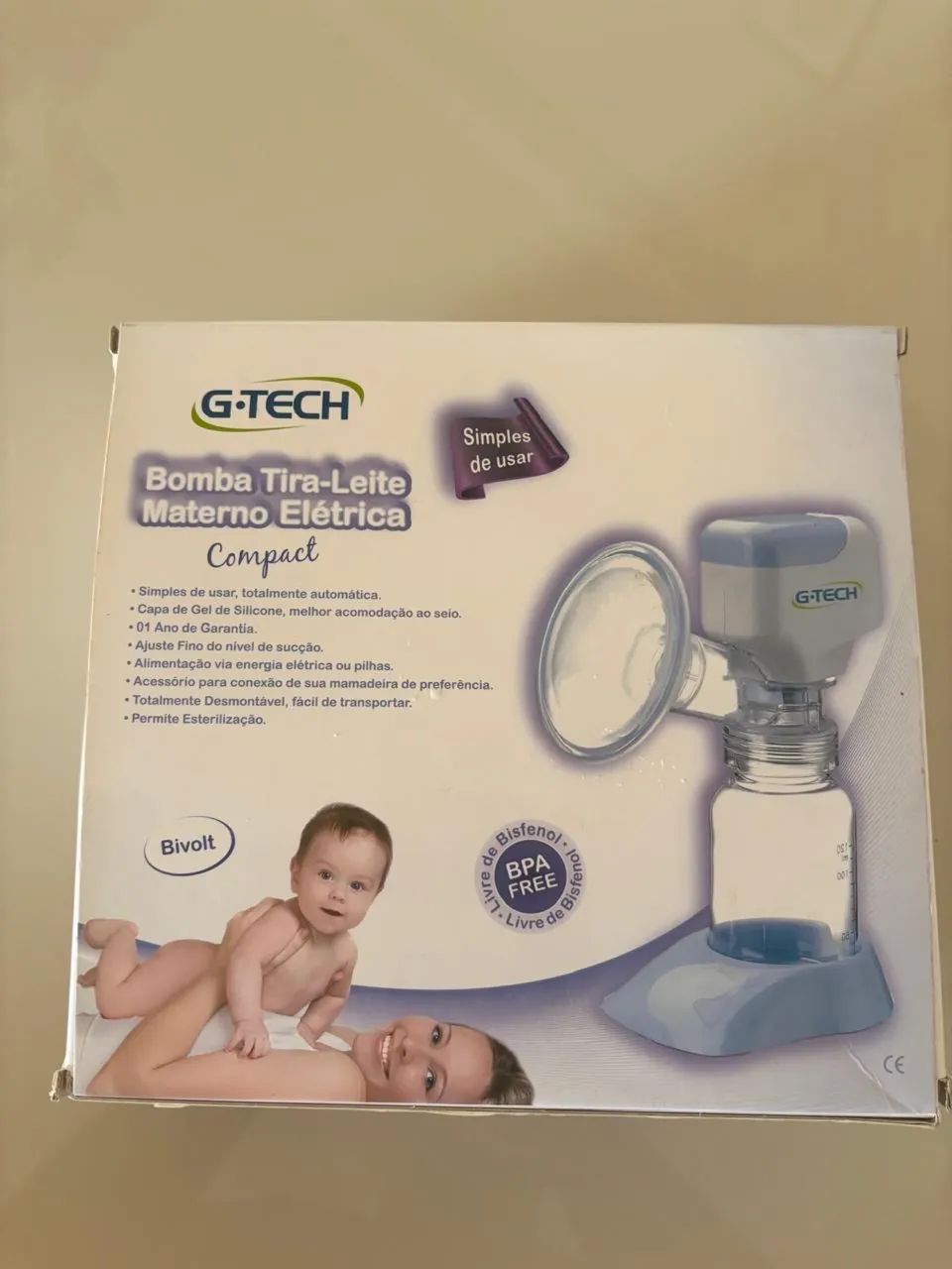 Bomba tira-leite elétrica G-tech - Foto 2