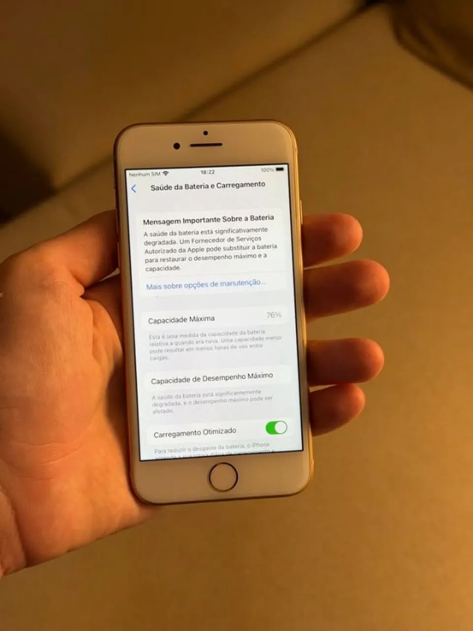 iPhone 8 Rose Gold 256Gb à venda - ótimo estado - Celulares e