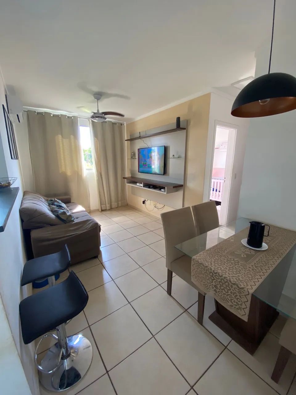 APARTAMENTO SEMI-MOBILIADO PARA ALUGAR - Foto 2