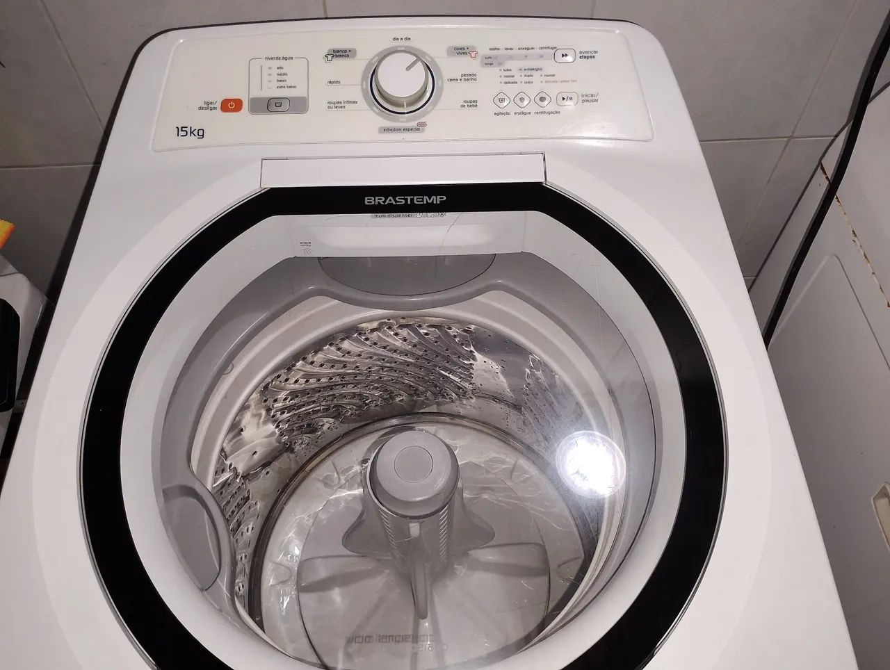 Máquina de lavar Brastemp 15kg cesto em inox toda revisada e higienizada  - Foto 2