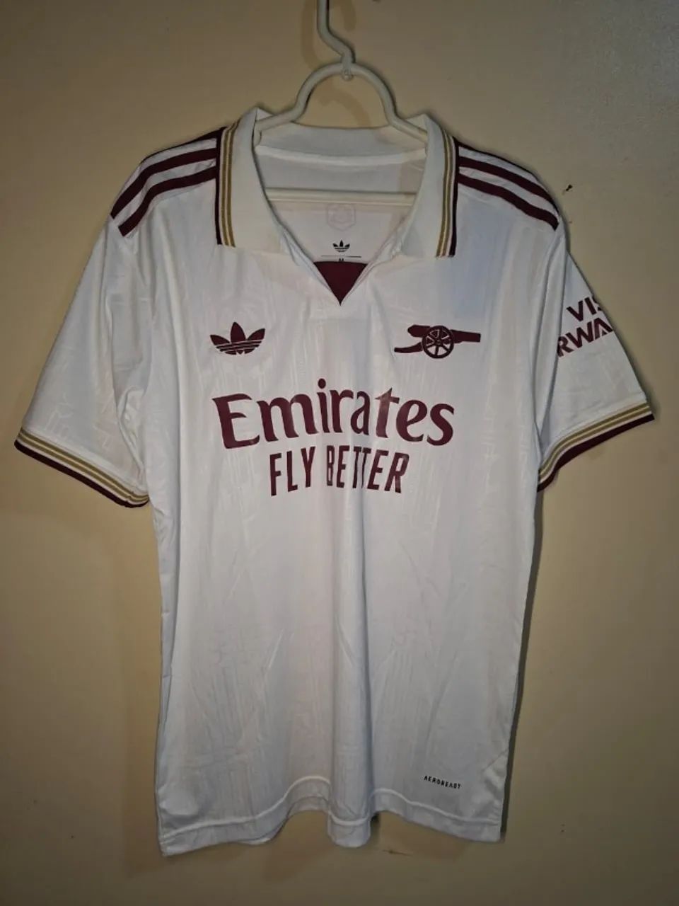 Camisa Arsenal Branca 25/26 (Nova e etiquetada) - Foto 2