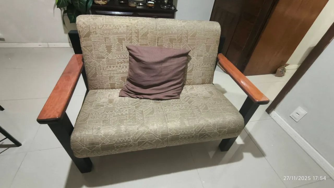 Sofá com duas poltronas perfeito estado 65082468411905121
