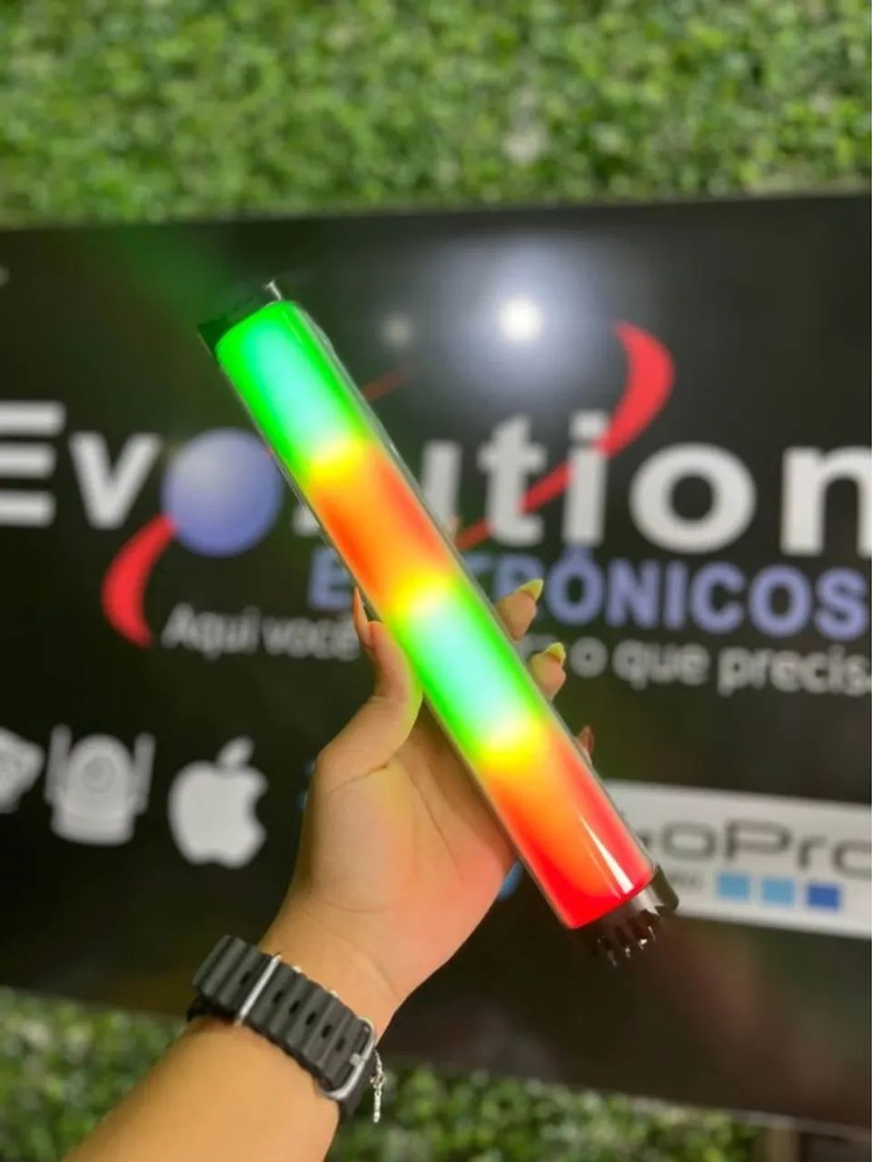 Bastão de Luz de Led - Bastão para Iluminação de Fotos e Vídeos - Tomate - Foto 2