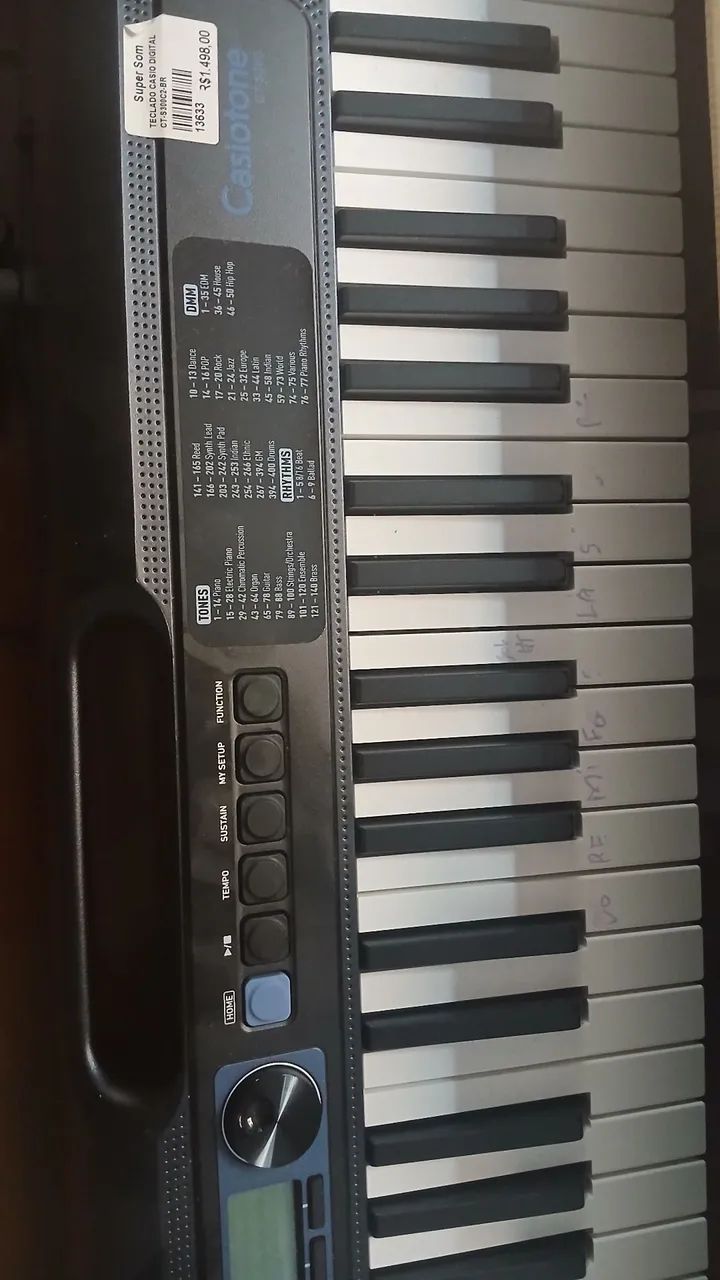 Teclado CASIO CT-S300  (aceita cartão de CRÉDITO) - Foto 3