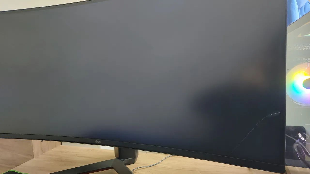 monitor 34 curvo ultrawide lg, retirada de peças  - Foto 2