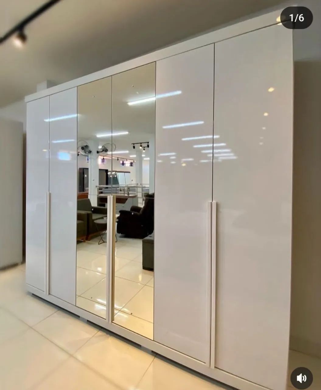 Guarda Roupa Casal 6 Portas Panan Guarapari 2,70 de largura - Novo e embalado!!