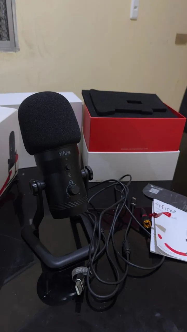 Microfone Fifine K690 em perfeito estado! - Foto 5