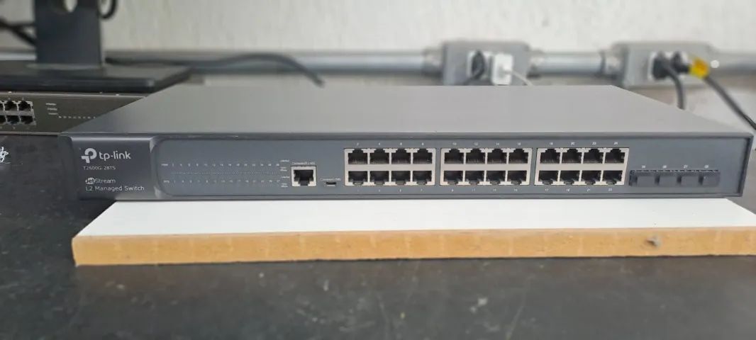 SWITCH TP-LINK T2600G-28TS GIGABIT (USADO) - Foto 2