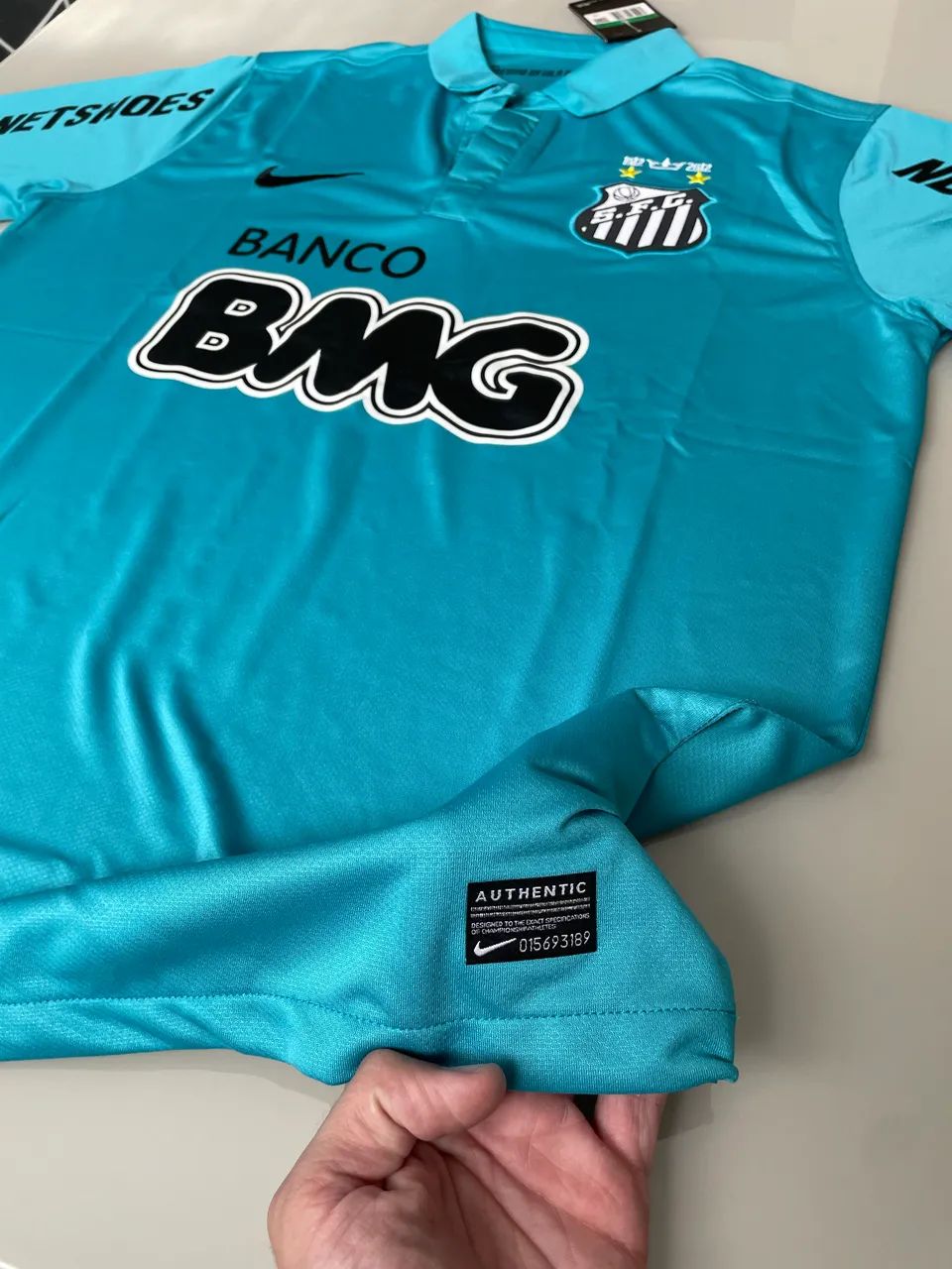 Camisa Santos 2012 azul  - Foto 2